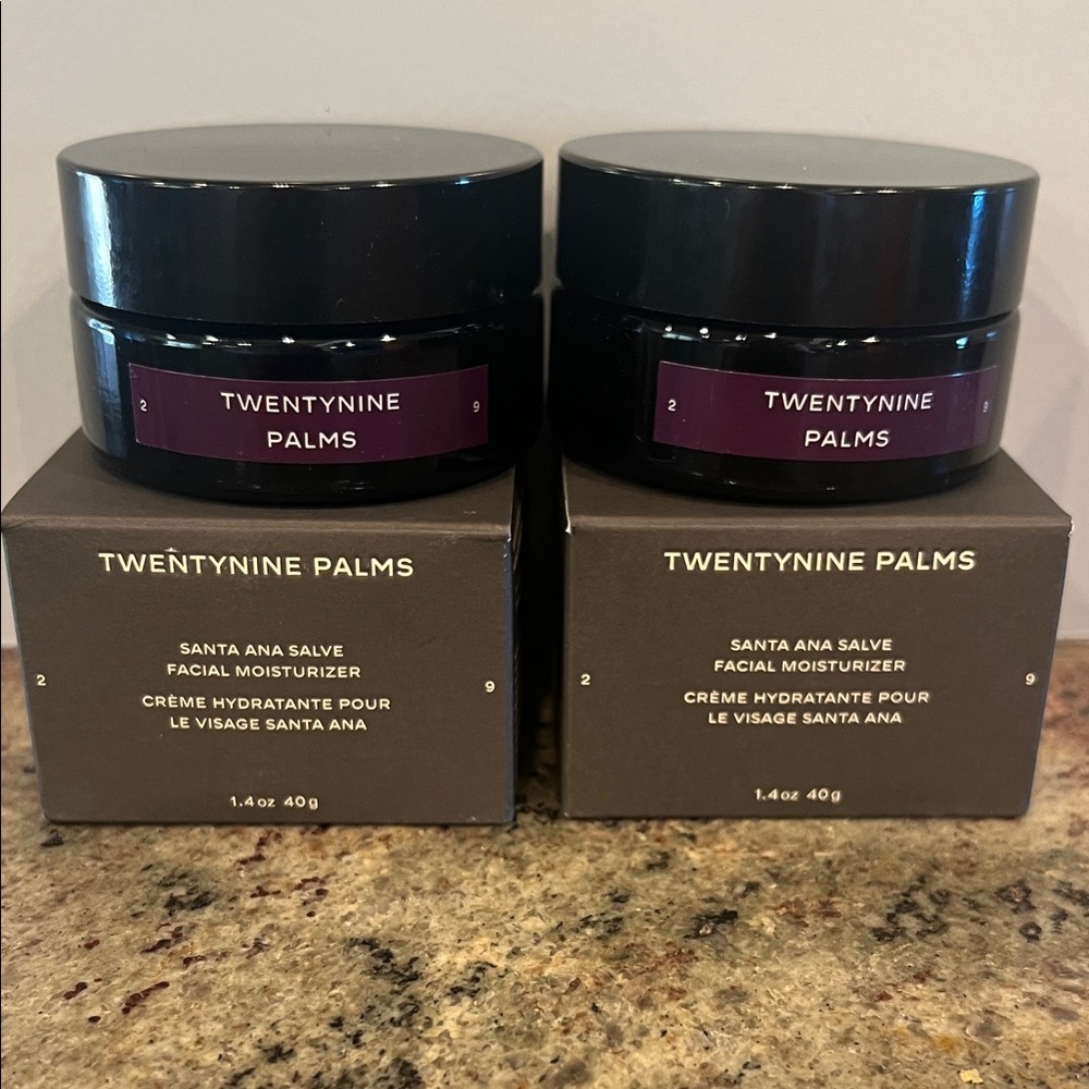 Twentynine Palms Facial Moisturizer Bundle of 2 NIB